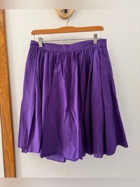 JCrew Purple midi Skirt